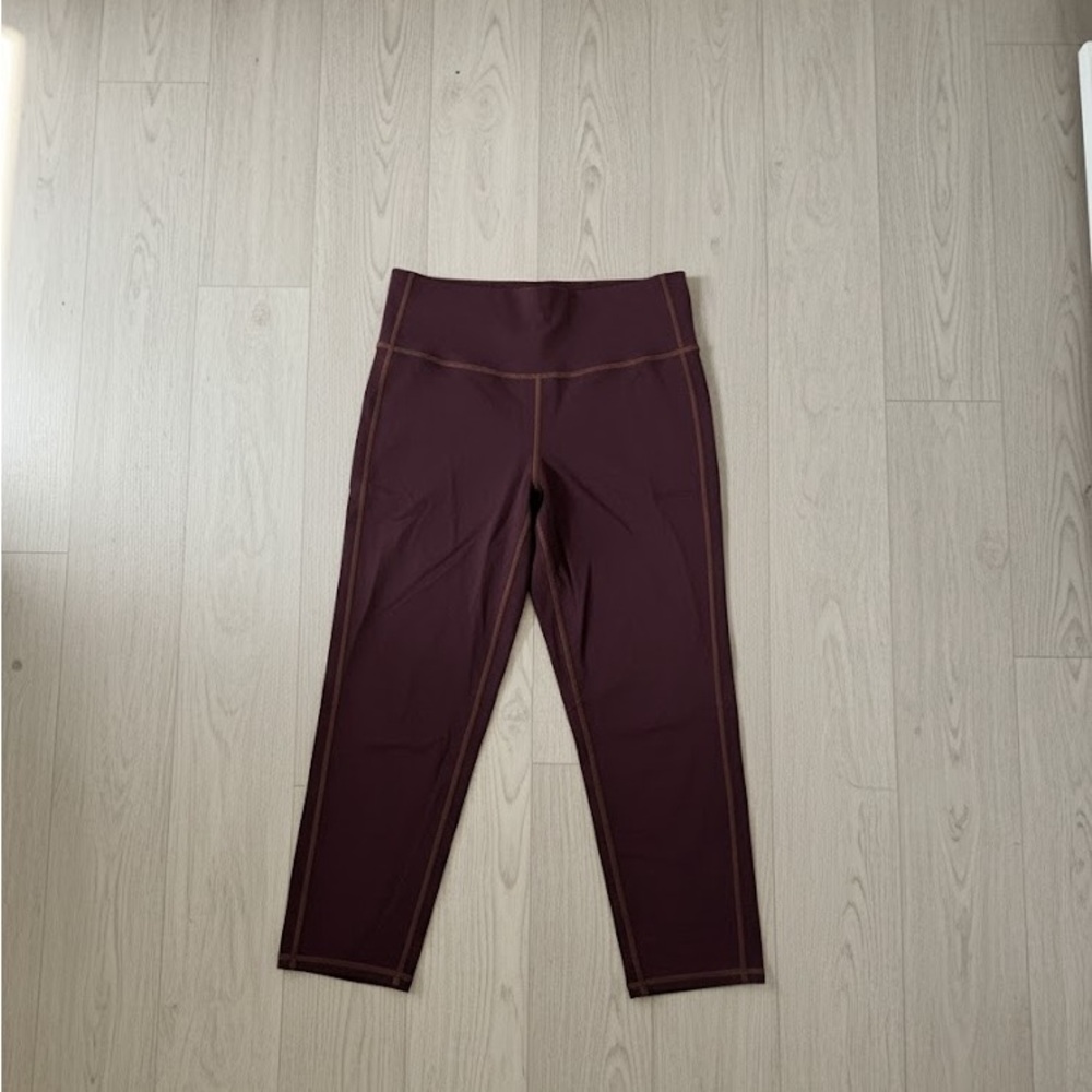 Purple Athleta High-Waisted Leggings